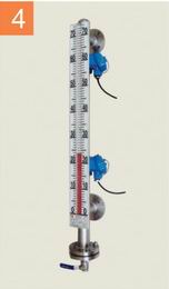 （帶上下限）磁翻柱液位計 (UZ)UHM-F2